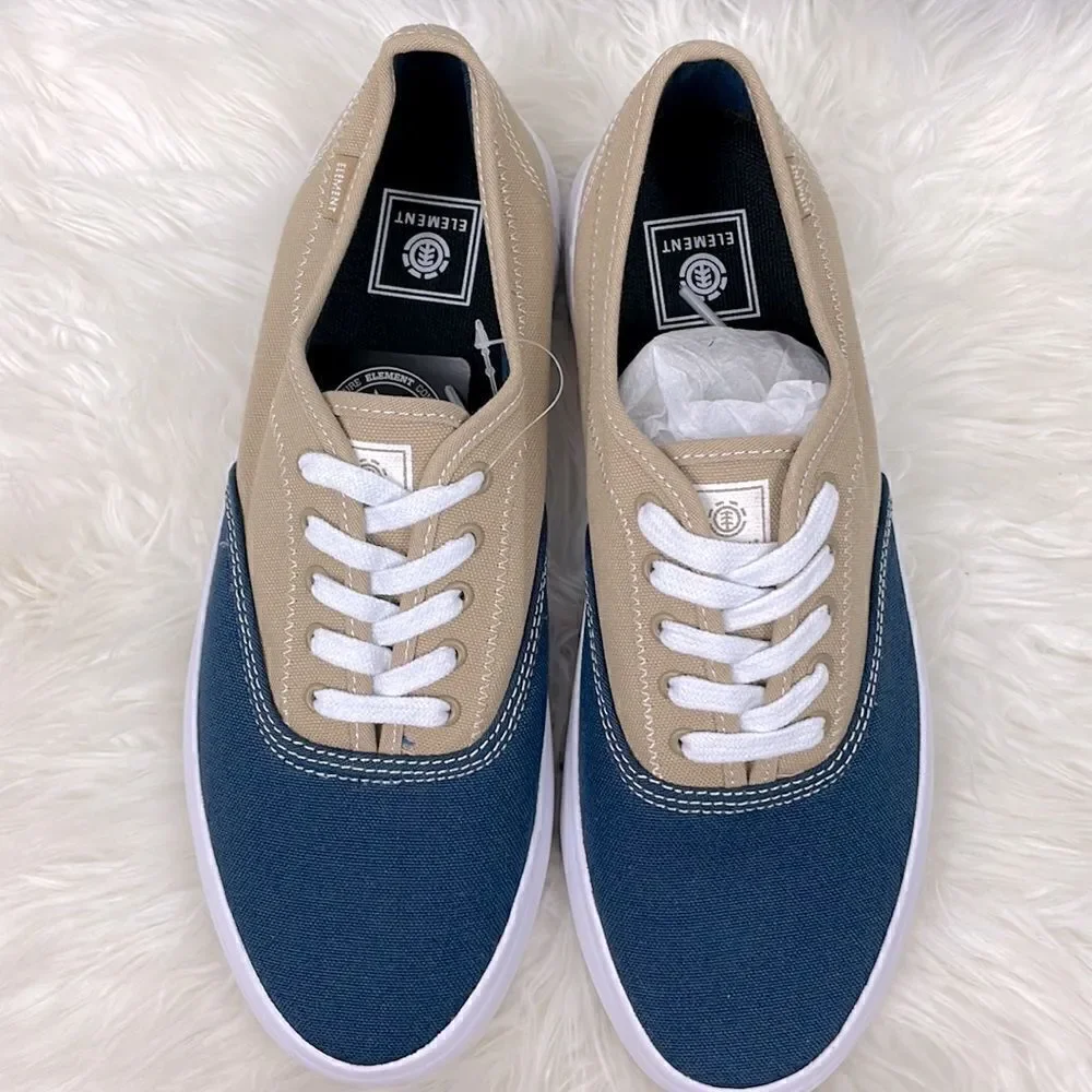 Element |  khaki / blue sneakers 7.5 new low top , from stitch fix .